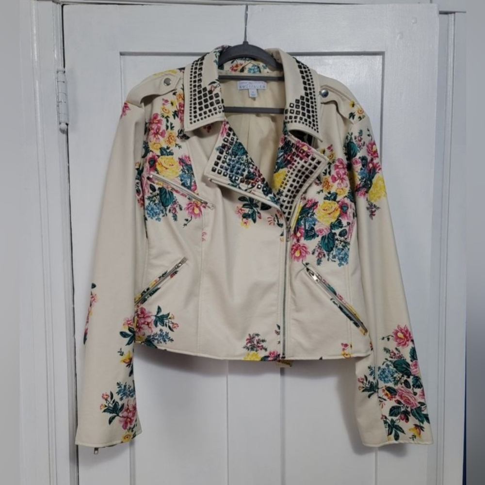Ashley nell tipton BOUTIQE - Imitation Leather Jacket- 3X